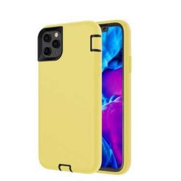 iPhone 12 Mini Compatible Case Cover With 3 in 1 Shockproof Silicone Armor - Gold